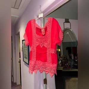 NWT!! Women’s Size XL Johnny Was Blouse in Pink💗